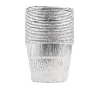 Lot de 25 doublures pour gobelets à graisse de 12,4 cm de diamètre | Compatible avec Traeger for Pro, pour Ironwood, série 20/22/34, garde le seau propre, pas besoin de frotter
