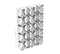 Lot de 25 emporte-pièces en forme de poisson avec mini brosse de nettoyage | Outils de découpe pour pâtisseries et desserts de cuisine