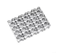 Lot de 25 emporte-pièces pour pâte à biscuits | Lot de 25 pièces en forme d'os, idéal pour les biscuits, les biscuits et le fondant, utilisation durable