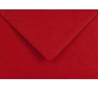 Lot de 25 enveloppes rouges C5 pour cartes de vœux A5, cartes de Noël, invitations de mariage, travaux manuels, 162 x 229 mm