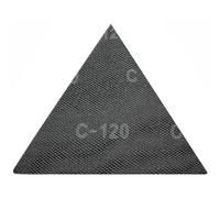 Lot de 25 feuilles abrasives auto-agrippantes - Disques abrasifs triangulaires - 285 x 285 mm - Pour ponceuse de plafond - Ponceuse à sec Einhell BT-SG 710 TE-DW 225 X