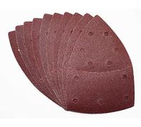 Lot de 25 feuilles abrasives Velcro - 105 x 152 mm - Grain 180 - Pour ponceuse Bosch Prio, Ventaro