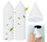 Lot de 25 Filtres VMC Coniques G4 DN125 - Filtre Ventilation Haute Efficacité, Compatible Zehnder Maico Pluggit Helios, Filtre Air 125 mm Lavable, Remplacement VMC