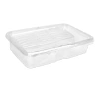 Lot de 25 inserts de peinture jetables pour bac à peinture Transparent 58 | Lot de 5 inserts de rouleau de peinture jetables pour changer facilement les couleurs et peindre proprement