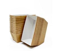 Lot de 25 moules en papier jetables pour petits pains