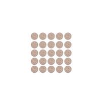 Lot de 25 patins feutre en laine adhésif, SCOTCH, diam. 13 mm, beige