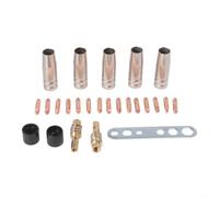 Lot de 25 pièces d'usure pour MB-15 pour soudeuse MIG MAG 25 pièces (1,0 mm | Cuivre hautement conducteur, résistant à la chaleur, durable, processus de soudage lisse, pour MB-15