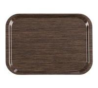 Lot de 25 plateaux stratifié mélaminé wengé Self G