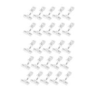 Lot De 25 Porte-Affiche Rotatif À Clip En Plastique, Présentoir À Clip, Support De Prix, Transparent