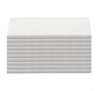 Lot de 25 recharges ignifuges en coton pour brasero de table, éponge en fibre de laine de 11,9 x 5,1 cm avec pince à épiler, durée de combustion prolongée