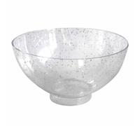 Lot de 25 Verrines Rondes en Plastique Réutilisable Mini Apéritif 50ml Argent