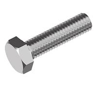 Lot de 25 vis hexagonales DIN 933 - Inox A4-70 à la tête Filetage M20 x 35