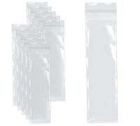 Lot de 250 - Marque-page pour violoncelle - Affichage Cellophane Transparent sacs 30 microns 65 mm x 220 mm + rabat 30 mm