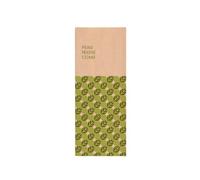 Lot de 250 peignes gainés Kraft 'Natural' 12,5 x 2,8 cm Beige Pp