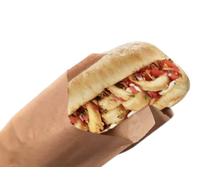 Lot de 250 pochettes en papier kraft anti-graisse pour baguettes, sandwiches, 9 x 32 cm
