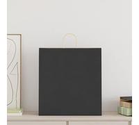 Lot de 250 sacs cadeaux robustes en papier kraft avec anse - Noir - 45 x 17 x 48 cm
