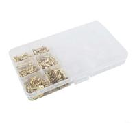 Lot de 270 connecteurs mâles et femelles pour pelle isolés 2,8/4,8/6,3 mm | Assortiment de fils électriques isolés pour bornes mâles et femelles