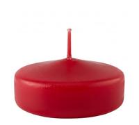 Lot de 28 bougies flottantes - Diamètre 5 cm - 5,5 heures de durée - Couleur rouge - Cereria Di Giorgio