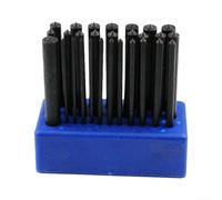 Lot de 28 poinçons de transfert haute résistance pour réparation de | Poinçons en acier au carbone trempé de tailles 0,5 mm à 10 mm pour le gabarit de transfert de trous facilitant le rangement