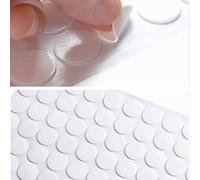 Lot de 280 pastilles adhésives double face - 20 mm x 280 pastilles adhésives rondes et amovibles - Pour décoration de festival - Transparent - Adhésif puissant