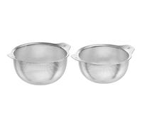 Lot de 2x ZWILLING TABLE Passoire, diamètre 20 et 24 cm, Acier Inoxydable 18/10 de Haute Qualité, Argent