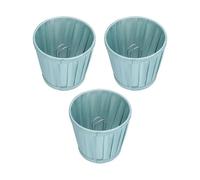 Lot De 3 Abat-jour à Clipser, Petits Abat-jour De Lustre, Abats-Jour en Tissu, Abat-jours En Tissu Pour Lampadaire Et Lampe De Table, 4,7 X 4,3 X 3,3 Pouces(Bleu)