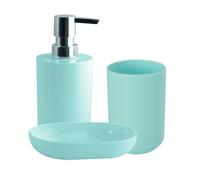 Lot de 3 accessoires de salle de bain INAGUA Vert Pastel MSV