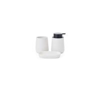 Lot de 3 Accessoires de Salle de Bain Matea Transparent MSV