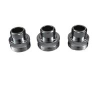 Lot de 3 adaptateurs de boule de douche pivotants en laiton 1,27 cm | Ces adaptateurs en laiton chromé offrent une connexion sûre et sans fuite pour diverses installations de pommeau de douche.