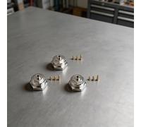 Lot de 3 adaptateurs de thermostat de chauffage M30 x 1,0 vers M30 x 1,5 filetés en laiton pour vannes de radiateur, compatibles avec les modèles Oventrop avant 1998, facile à installer