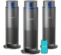 Lot de 3 Aiper IrriSense 2 Système d'irrigation intelligent, arrosage multi-zones avec contrôle d'application, programmation intelligente et capteur de pluie pour pelouses jusqu'à 440 m²
