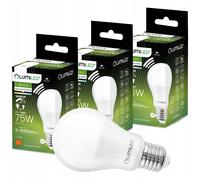 Lot de 3 ampoules LED E27 A60 10W 4000K 1055 lm LUMILED