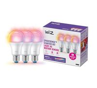 Ampoule LED connectée WIZ E27 Couleur 60W pack de 3