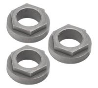 Lot de 3 bagues d'arbre de direction 941-04124 pour tondeuses MTD Troy Bilt | Roulement à bride hexagonale pour machines Y-ard B-olens compatible avec LT 1018, LT 1024 et modèles - ID 1,6 cm