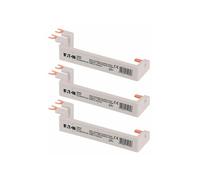 EATON - Lot de 3 barres de pontage verticale 16mm², 1P+N, pour interrupteur différentiel