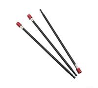 Lot de 3 barres d'extension à tige hexagonale de 300 mm, porte-embouts de tournevis magnétiques à changement rapide, pour barre d'extension carrée, projets de bricolage, rouge, 6,35 mm (3 pièces)