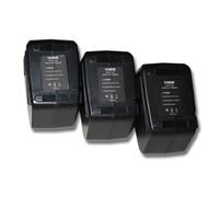 Lot de 3 batteries Ni-MH vhbw 3300mAh (9.6V) pour outils Hilti SF100, SF100A, SFB105. Remplace: Hilti BP10265605, 315078, 334584, SPB105.