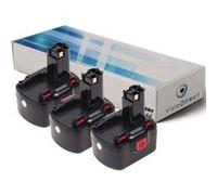 Lot de 3 batteries pour Bosch Exact 12 visseuse à poignée centrale 3000mAh 12V - Visiodirect - G
