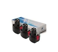 Lot de 3 batteries pour Bosch GDR 9.6V perceuse visseuse 3000mAh 9.6V - Visiodirect -