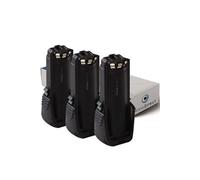 Lot de 3 batteries pour Bosch GSR Mx2Drive perceuse visseuse 2000mAh 3.6V - -