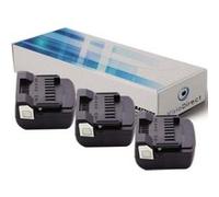 Lot de 3 batteries pour Hitachi UB 18DAL lampe torche 3000mAh 14.4V - Visiodirect - G