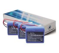 Lot de 3 batteries pour Irobot Mint Plus 5200C nettoyeur de sols 1500mAh 7.2V - Visiodirect - G