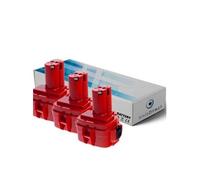 Lot de 3 batteries pour Makita 4191DWA scie sans fil 3000mAh 12V - Visiodirect -