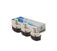 Lot de 3 batteries pour Makita 4334DWA scie sauteuse 3000mAh 18V - Visiodirect -