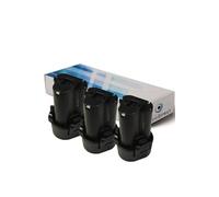 Lot de 3 batteries pour Makita CC300 carrelette sans fil 1500mAh 10.8V - -