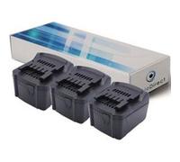 Lot de 3 batteries pour Metabo BS 14.4 LT Impuls 6.02137.50 perceuse visseuse 3000mAh 14.4V - Visiodirect - G