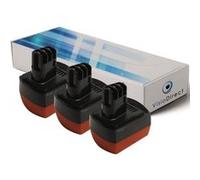 Lot de 3 Batteries pour Metabo BSZ12 BSZ12 Impuls BSZ12m Impuls BZ12SP SSP12 12V 2000mAh --