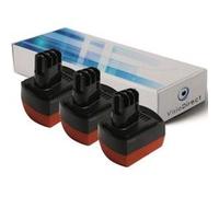 Lot de 3 Batteries type 6.25486 pour Metabo 12V 2000mAh - Visiodirect - G