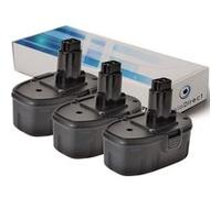 Lot de 3 batteries type 700900530 700905520 700900530 700905520 pour walt 3000mAh 18V --