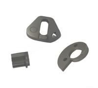 Lot de 3 blocs de tronçonneuse de précision en alliage pour tronçonneuse droite de 10 à 30,5 cm Gris